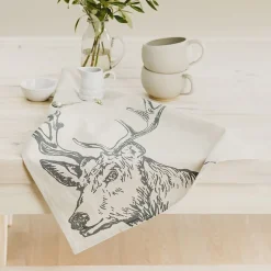 Selbrae Stag Linen Tea Towel- Father's Day|Tea