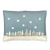 Jan Constantine Starry Night Pillow - Duck Egg Blue- Seasonal Decor|Pillows & Throws