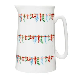 Jane Abbott Designs Stockings Bone China Large Jug- Christmas|Tea