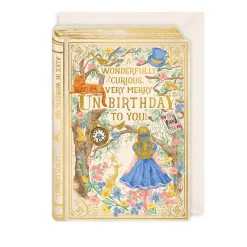 The Art File Storybook Alice in Wonderland Greeting Card- Greeting Cards