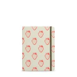 Sophie Allport Strawberries B6 Fabric Notebook- Stationery