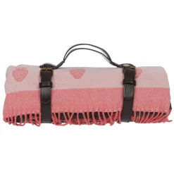 Sophie Allport Strawberries Knitted Picnic Blanket- Picnic