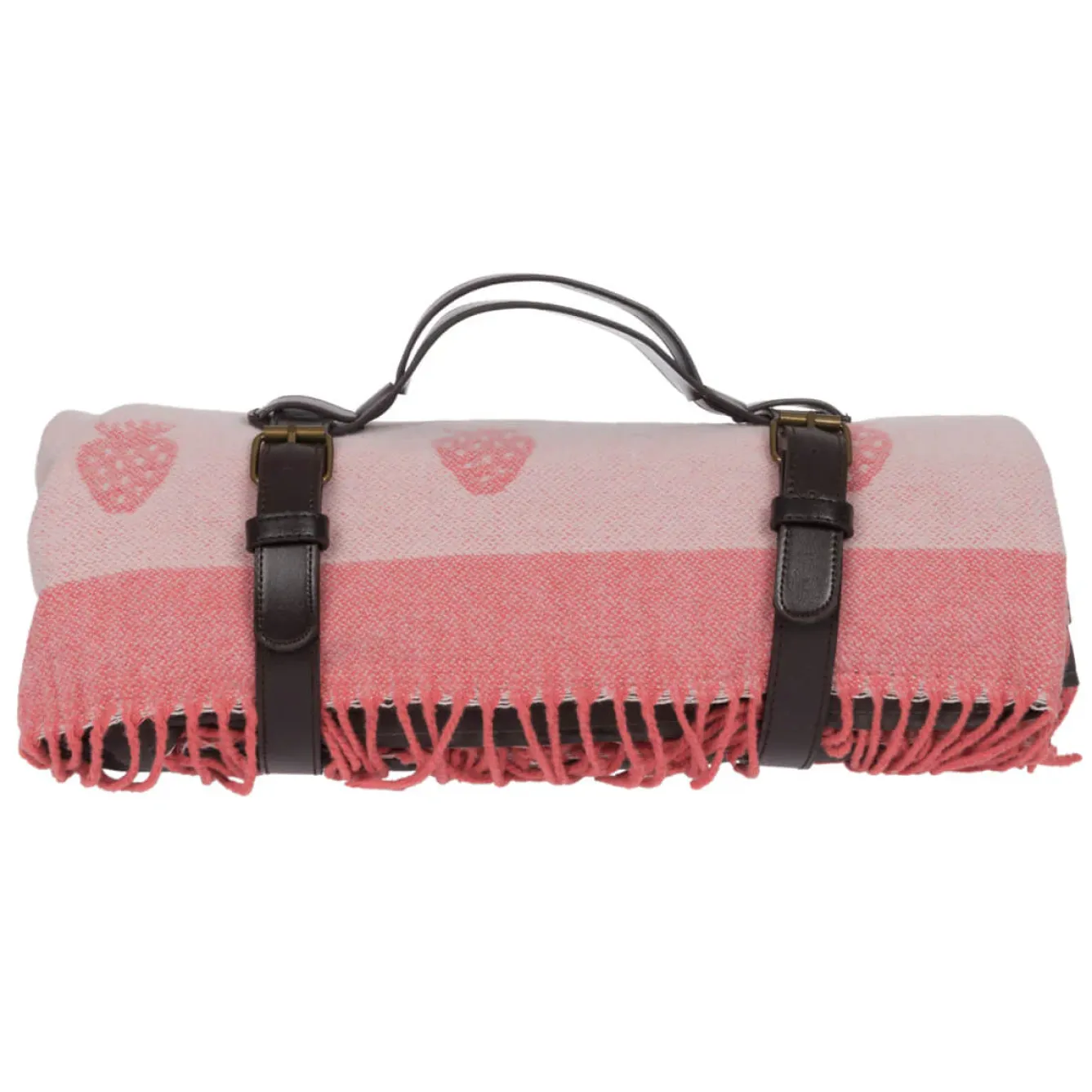 Sophie Allport Strawberries Knitted Picnic Blanket- Picnic