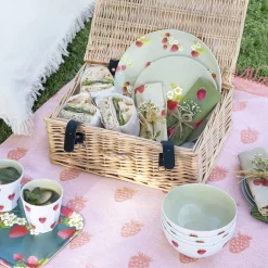 Sophie Allport Strawberries Melamine Dinner Plate- Picnic|Melamine