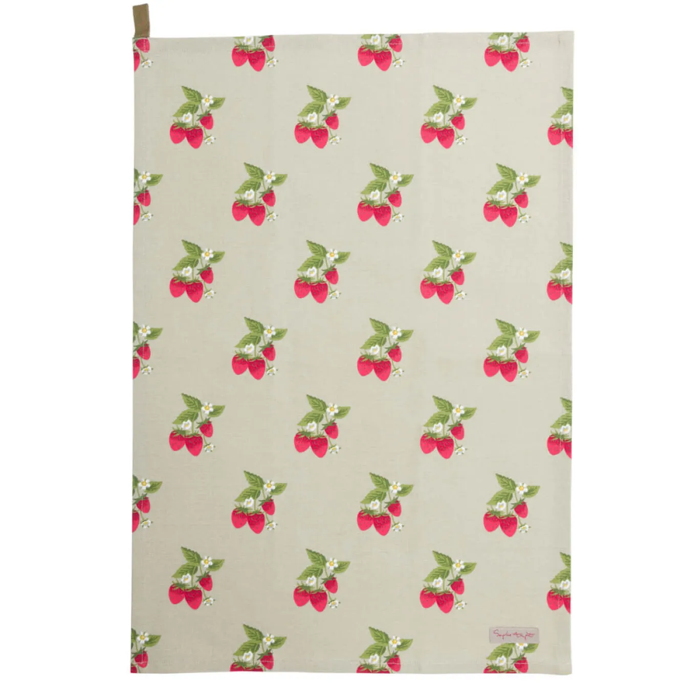 Sophie Allport Strawberries Set of 2 Tea Towels by- Tea|Tea