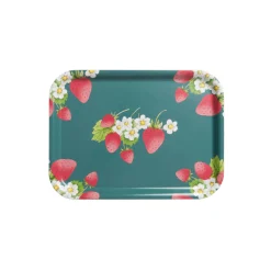 Sophie Allport Strawberries Small Tray- Tea|Trays