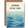 Bewilderbeest Submarine Racing Finals  Greetings Card- Greeting Cards