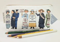 Alison Gardiner Suffragettes Cosmetic Bag/Pencil Case- Bags