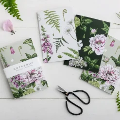 Catherine Lewis Summer Garden - Set of 3 A6 Notebooks- Stationery