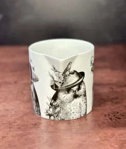 Repeat Repeat Sunday Best Owls Bone China Jug- White- Jugs|Animals