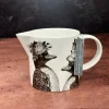 Repeat Repeat Sunday Best Penguins Bone China Jug- White- Jugs|Animals