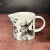 Repeat Repeat Sunday Best Rabbits Bone China Jug- White- Jugs|Animals