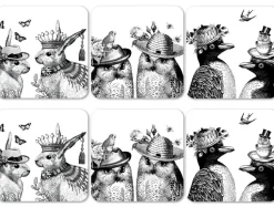 Repeat Repeat Sunday Best White Coasters Set of 6- Coasters