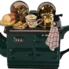 Ceramic Inspirations Sunday Roast Large Aga Teapot - Green- Tea|Teapots