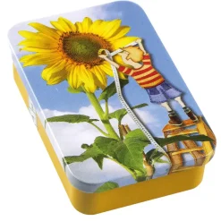 Emma Ball Sunflower Mini Slider Tin- Storage