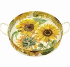 Emma Bridgewater Sunflowers Large Handled Tray- Trays|Trays