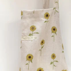 Sophie Allport Sunflowers Linen Adult Apron- Tea|Aprons