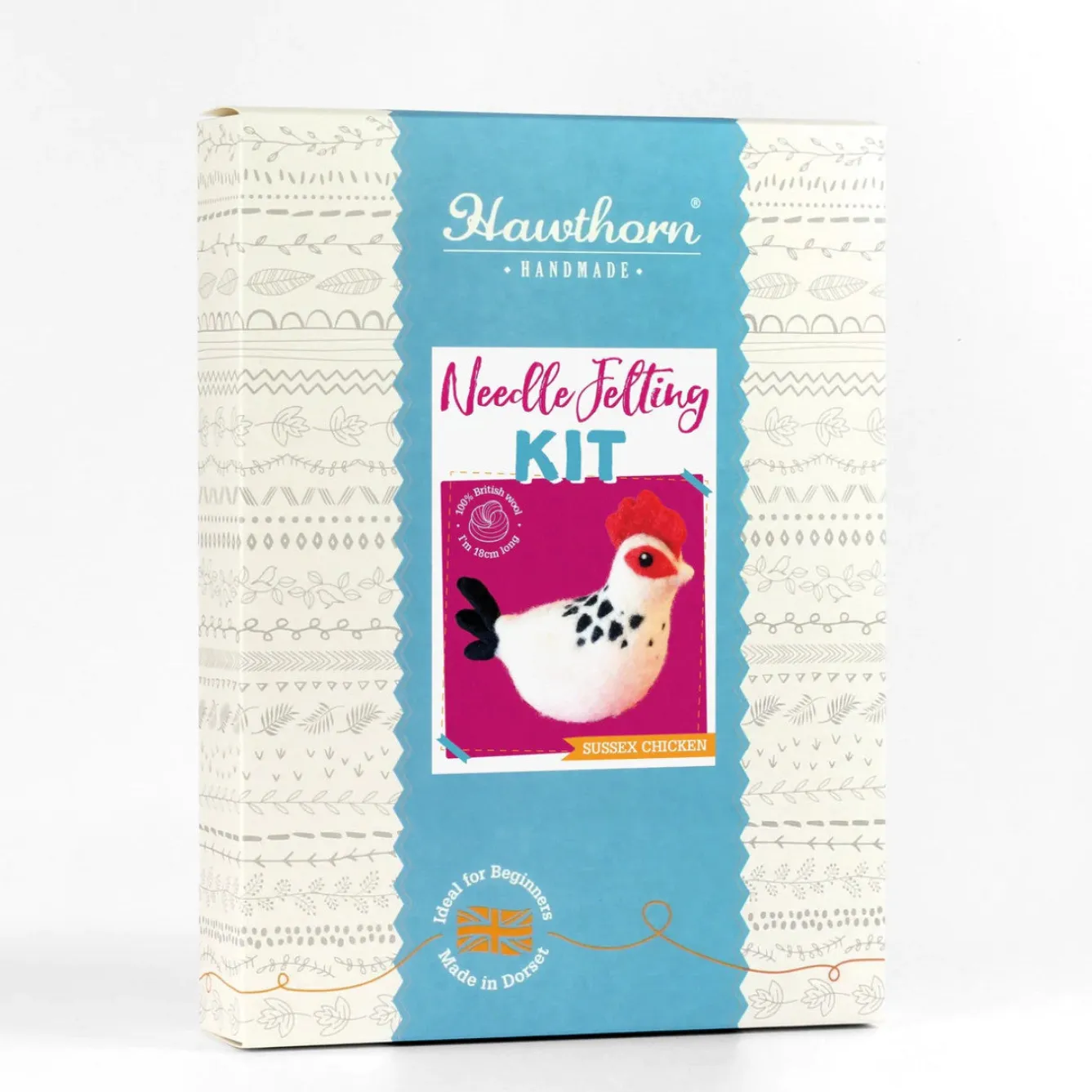Hawthorn Handmade Sussex Chicken Needle Felting Kit- Crafts