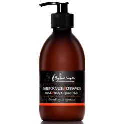 The Highland Soap Company Sweet Orange and Cinnamon Organic Hand & Body Lotion 300ml- Soaps & Lotions