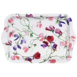 Emma Bridgewater Sweet Pea Small Tin Tray- Trays|Trays