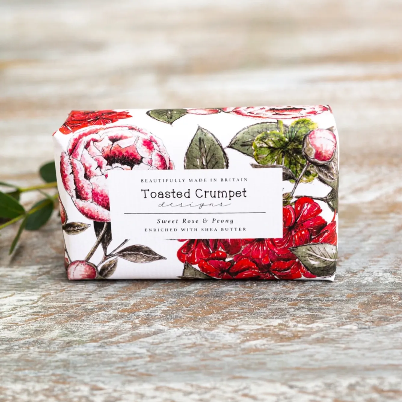 Toasted Crumpet Sweet Rose & Peony Soap- Soaps & Lotions