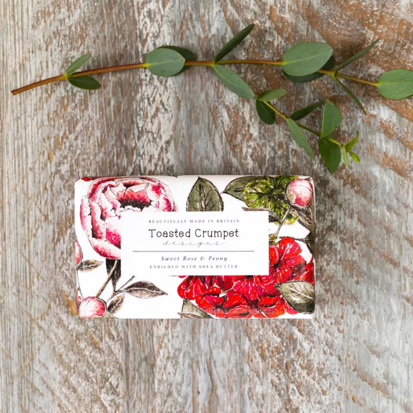 Toasted Crumpet Sweet Rose & Peony Soap- Soaps & Lotions