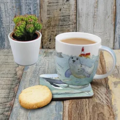 Emma Ball Swimming Seals Bone China Mug (Boxed)- Tea|Chickens