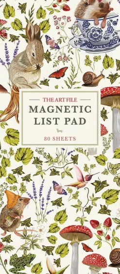 The Art File Tale & Ivy Lined Magnetic Pad- Stationery