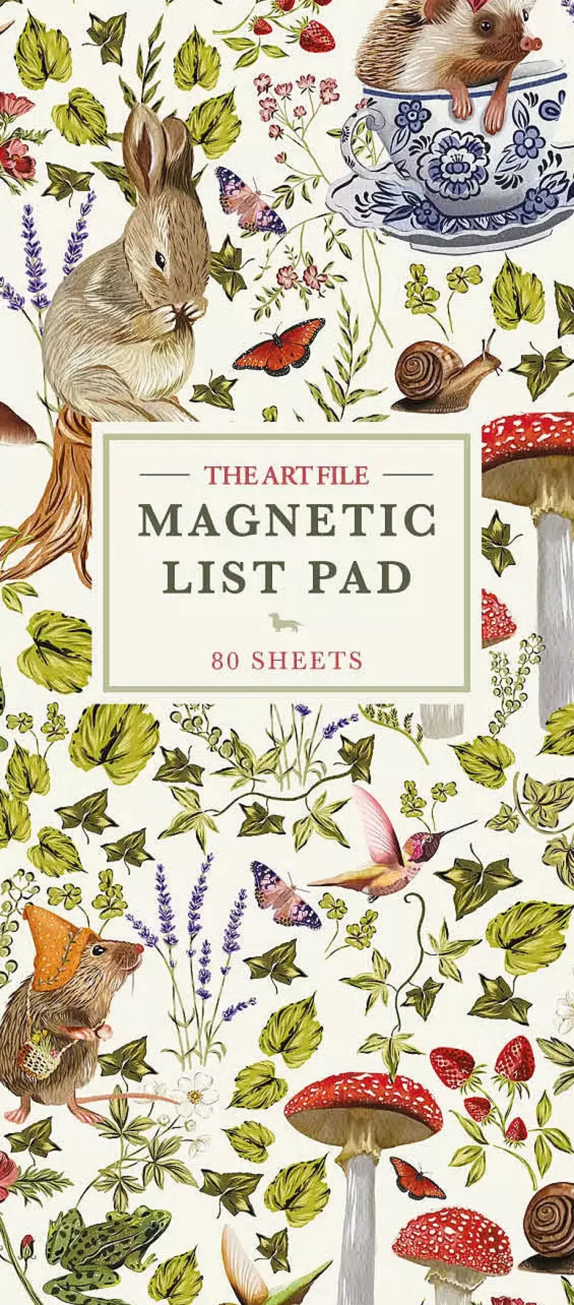 The Art File Tale & Ivy Lined Magnetic Pad- Stationery