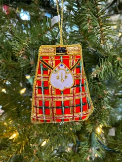 Tinker Tailor Tartan Red Kilt Decoration by London- Christmas Decorations|Seasonal Decor