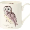 Mclaggan Smith Tawny Owl Bone China Mug- Whimsical