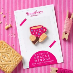 Hawthorn Handmade Tea & Biscuits Magnetic Needle Holder- Crafts