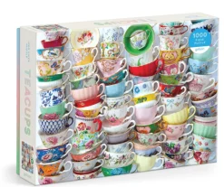 Chronicle Books Teacups 1000 Piece Jigsaw Puzzle- Puzzles|Tea