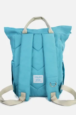 Kind Bag London Teal Hackney Medium Backpack- Bags