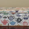 Elite Tins Teapot Long Deep Rectangular Tin- Tea|Tea Caddies