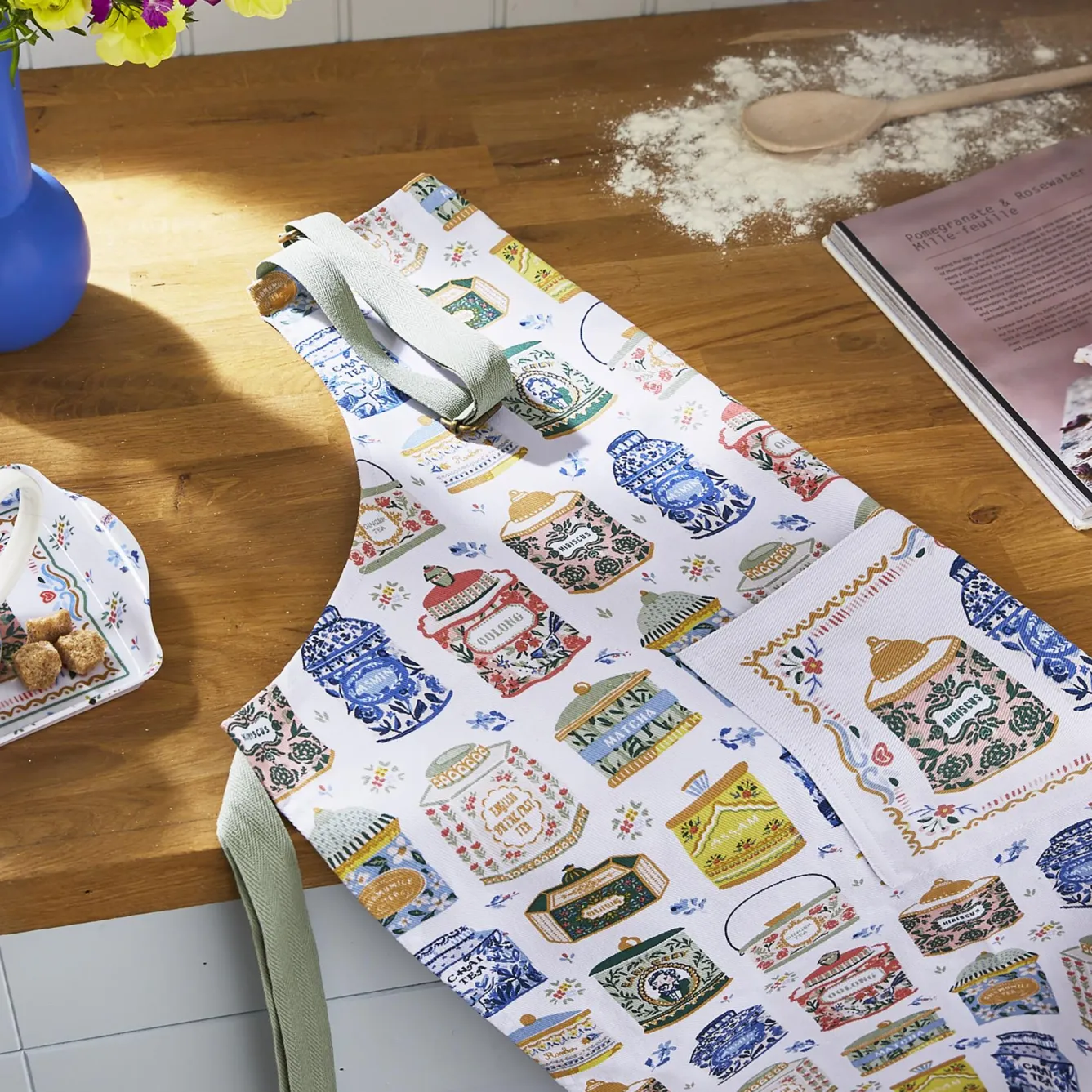 Ulster Weavers Tea Tins Cotton Apron- Aprons
