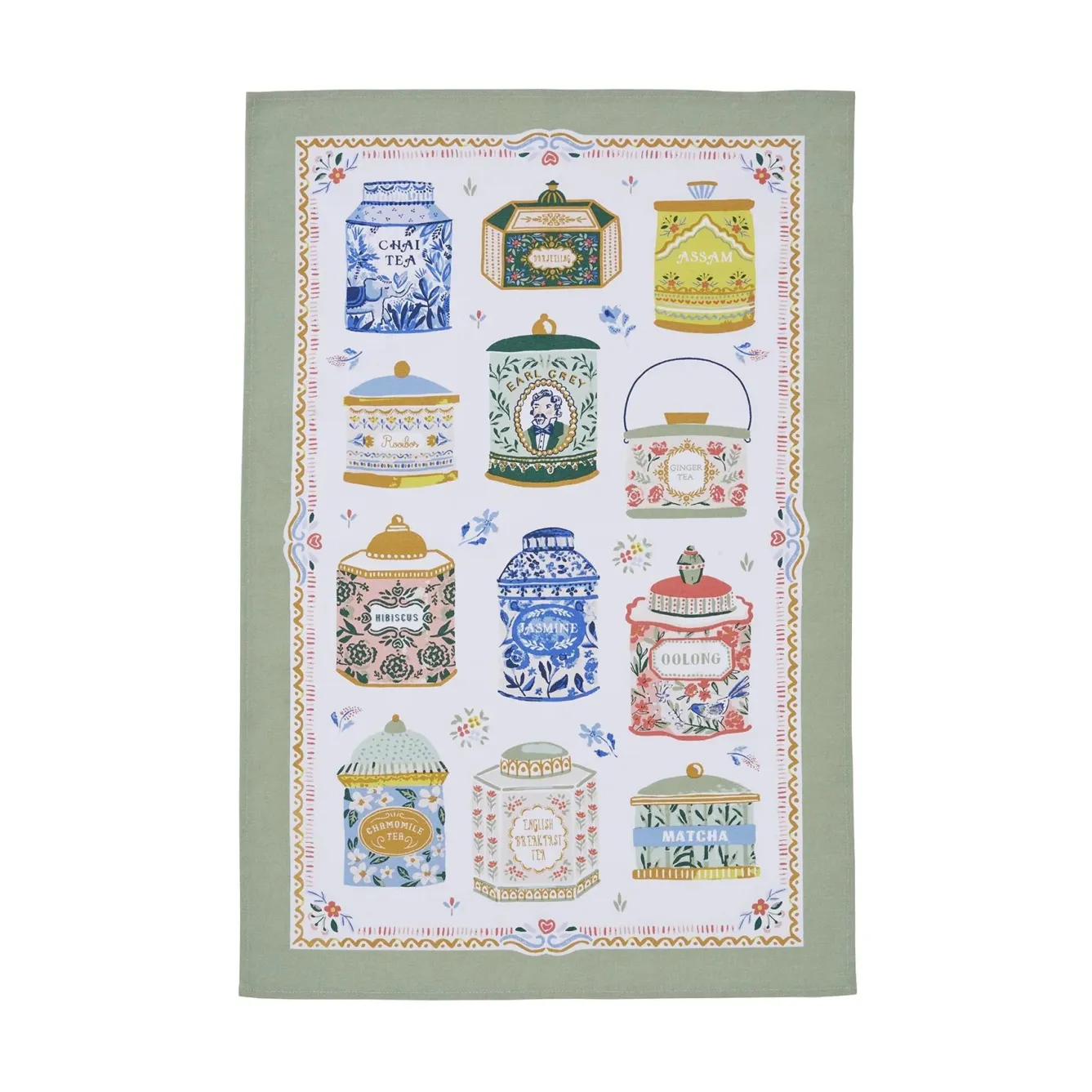 Ulster Weavers Tea Tins Cotton Tea Towel- Tea|Tea Towels