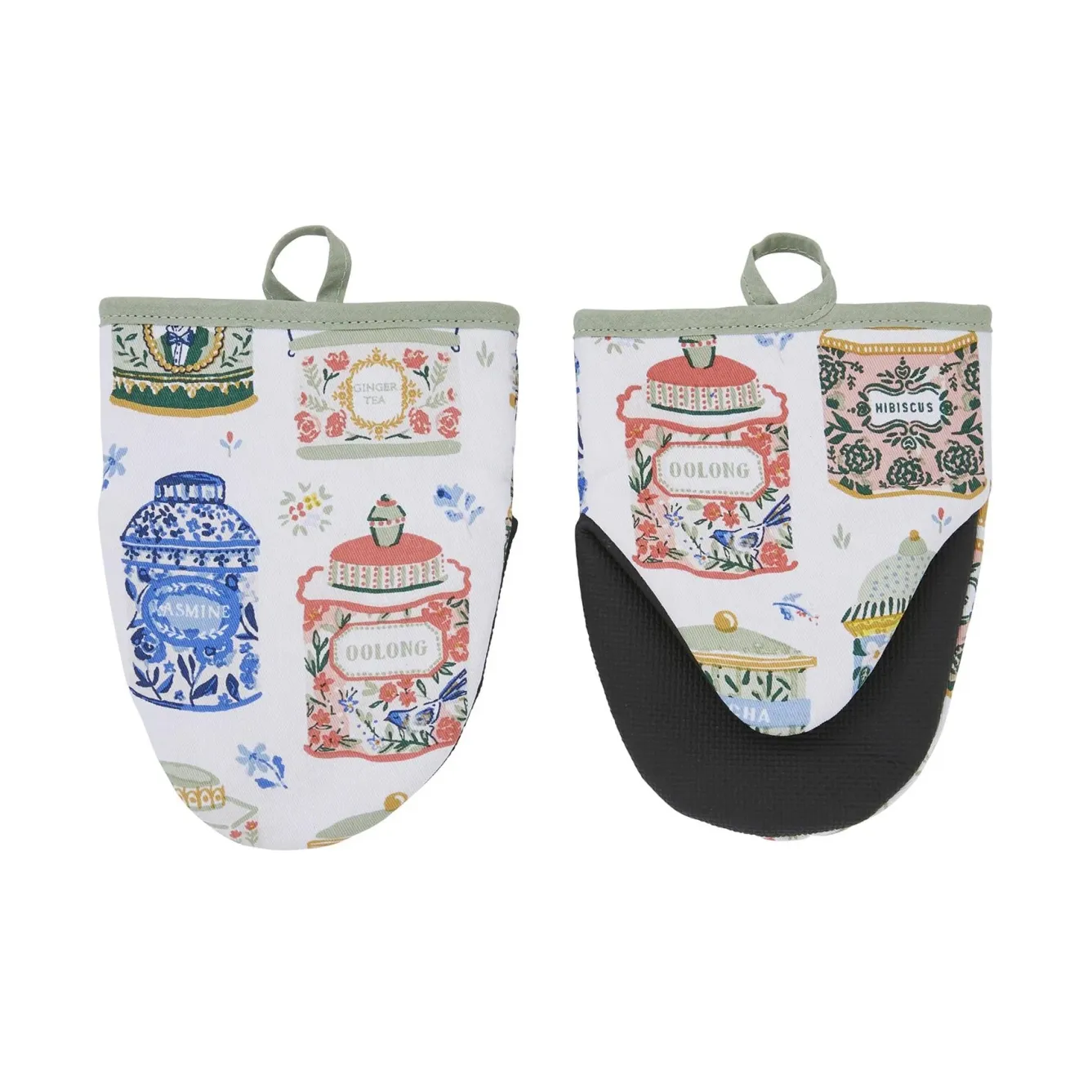 Ulster Weavers Tea Tins Micro Mitts Twin Pack- Oven Gloves/Mitts