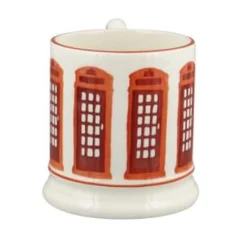 Emma Bridgewater Telephone Box 1/2 Pint Mug- Great Britain