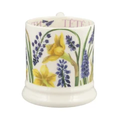 Emma Bridgewater Tete-A-Tete & Grape Hyacinth 1/2 Pint Mug- Flowers & Garden