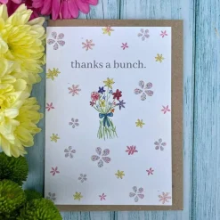 Jen Winnett Thanks a Bunch Blank Greetings Eco Card- Greeting Cards