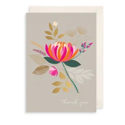 The Art File Thank You Lotus Greeting Card- Greeting Cards