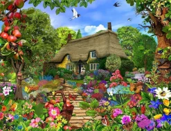 All Jigsaw Puzzles Thatched Cottage Garden 500 Piece Jigsaw Puzzle- Puzzles|Children