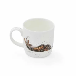 Wrendale Designs 'That Friday Feeling' Dachshund Small Bone China Mug (11oz)- Animals|Animals