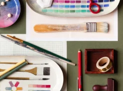Roomytown The Art of Coloring Enamel Printed Tray- Trays|Stationery