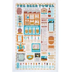 Stuart Gardiner The Beer Tea Towel by- Father's Day|Tea