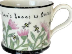 Moorland Pottery The Bee's Knees is Buzzin' Mug by- Tea|Whimsical