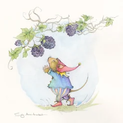 Moongazer Cards The Berry Laden Way Greeting Card- Greeting Cards