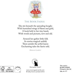 Moongazer Cards The Book Faeire Greeting Card- Greeting Cards