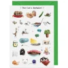 Yeti The Cat's Alphabet Greeting Card- Greeting Cards